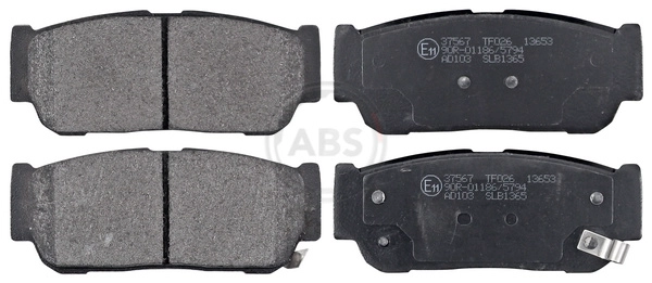Колодки тормозные A.B.S. 37567