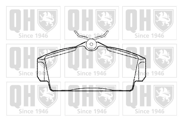 Колодки тормозные дисковые QUINTON HAZELL BP1097