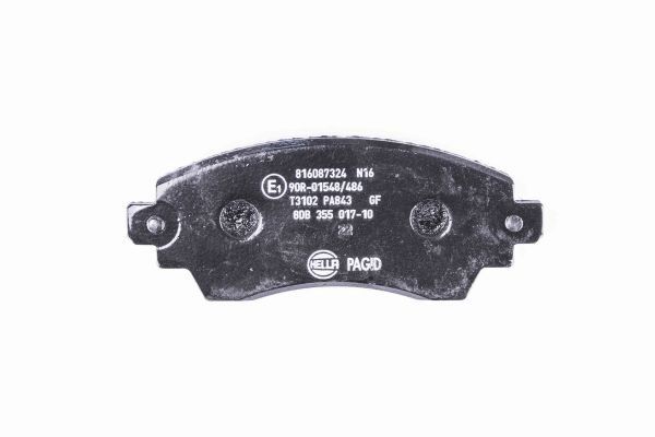 Колодки тормозные дисковые HELLA/BEHR/PAGID 8DB 355 017-101
