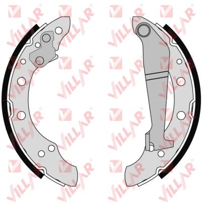 Колодки тормозные барабанные VILLAR 629.0503