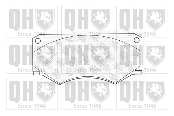 Колодки тормозные дисковые QUINTON HAZELL BP286