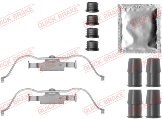 Комплект монтажный тормозных колодок QUICK BRAKE 109-1790