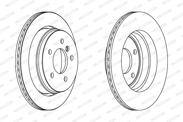 Диск тормозной FERODO DDF1581