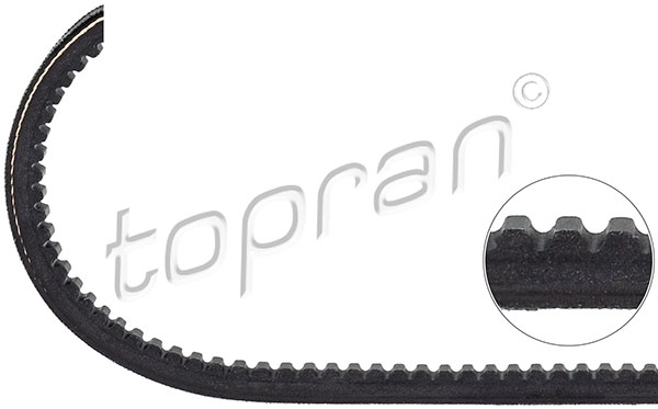 Fan belt HANS PRIES/TOPRAN 100956