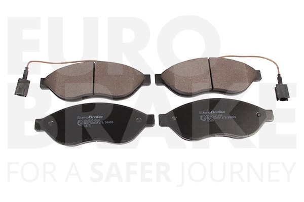 Комплект тормозных колодок. дисковый тормоз EUROBRAKE 5502221959