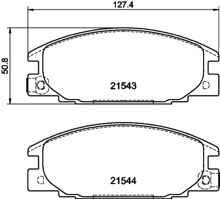 Колодки тормозные дисковые HELLA/BEHR/PAGID 8DB355016-341