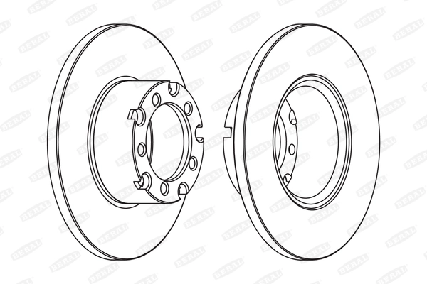 Диск тормозной BERAL BCR116A