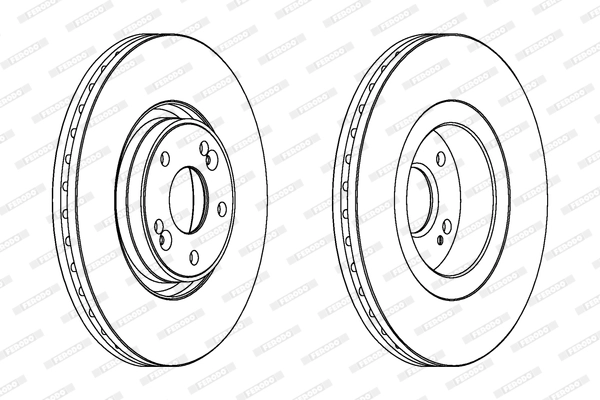 Диск тормозной FERODO DDF1511C1
