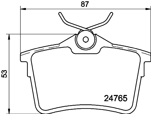 Колодки тормозные HELLA/BEHR/PAGID 8DB355014-081