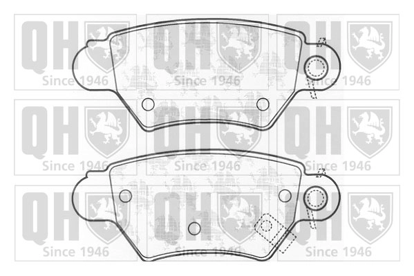 Колодки тормозные QUINTON HAZELL BP985