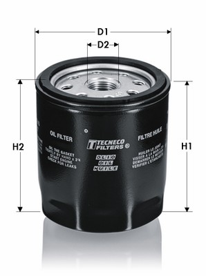 Фильтр масляный c5xantiaxsara2.4 hdi TECNECO FILTERS OL305
