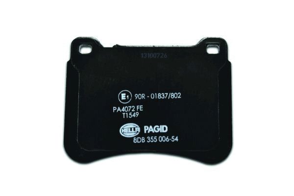 Колодки тормозные дисковые HELLA/BEHR/PAGID 8DB355006-541