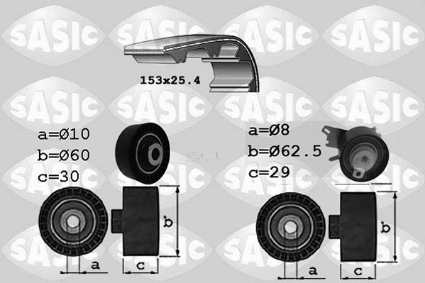 Комплект грм SASIC 1750028