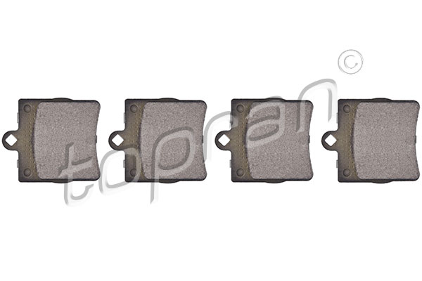 Set brake pads HANS PRIES/TOPRAN 407763