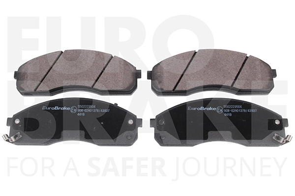 Тормозные колодки дисковые передние EUROBRAKE 5502223504
