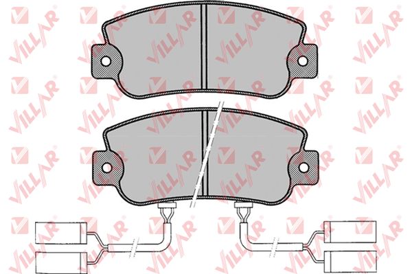 Колодки тормозные дисковые VILLAR 626.0019