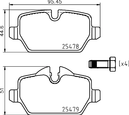 1628870 HELLA/BEHR/PAGID T2027