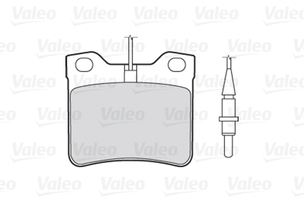 Колодки тормозные дисковые VALEO 301062