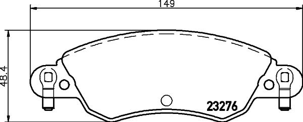 Колодки тормозные дисковые HELLA/BEHR/PAGID 8DB355019-431