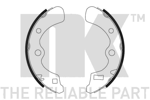 Комплект тормозных колодок NK 2726450