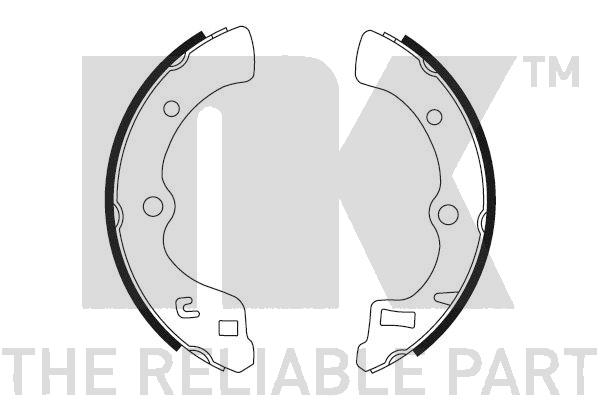 Комплект тормозных колодок NK 2726387
