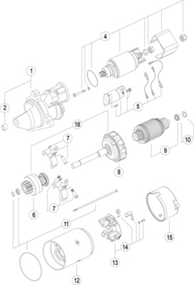Starter MAHLE/KNECHT MS446