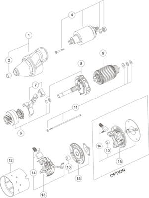 Starter MAHLE/KNECHT MS266