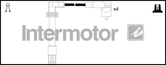 Комплект проводов зажигания INTERMOTOR 73863