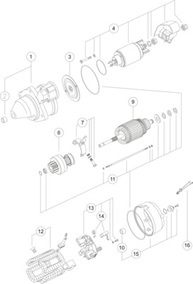 Starter MAHLE/KNECHT MS264