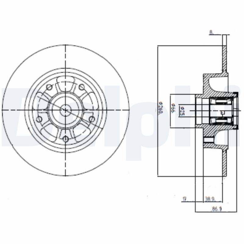 2007609 DELPHI BG9112RSC