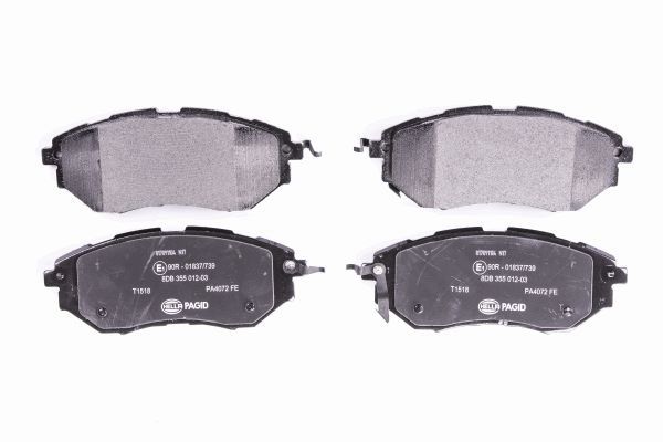 Комплект тормозных колодок дисковый тормоз HELLA/BEHR/PAGID 8DB355012-031