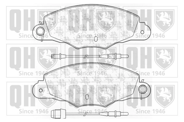 Колодки тормозные QUINTON HAZELL BP1077