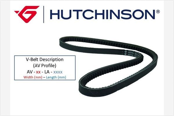 Ремень клиновой HUTCHINSON AV10LA1075