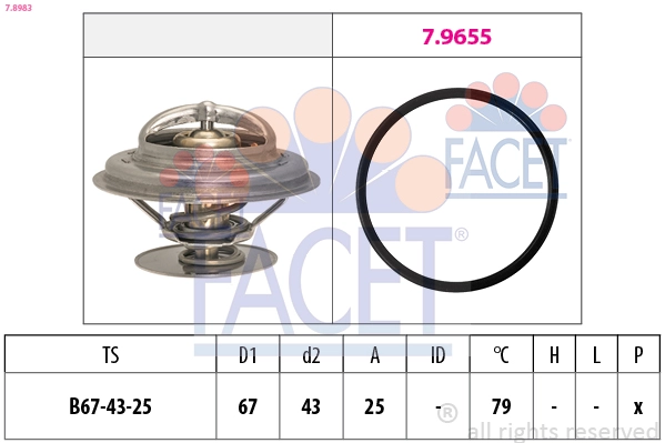 Термостат FACET 7.8983