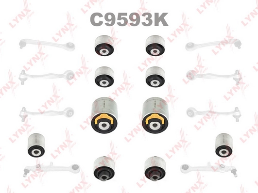 Сайлентблок LYNXAUTO C9593K