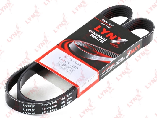 Ремень поликлиновый LYNXAUTO 6PK1195