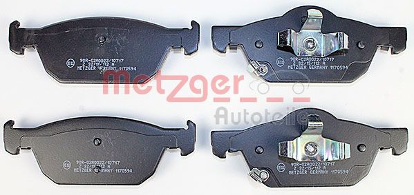 Колодки тормозные дисковые METZGER 1170594