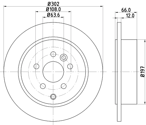 Диск тормозной HELLA/BEHR/PAGID 8DD355118911
