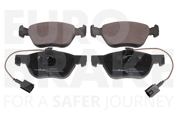 Тормозные колодки дисковые передние EUROBRAKE 5502221021