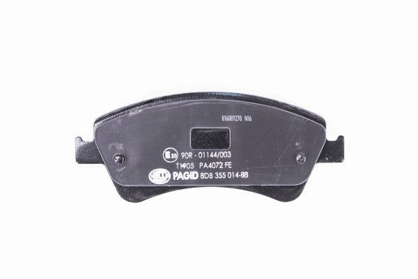 Колодки тормозные дисковые HELLA/BEHR/PAGID 8DB355014881