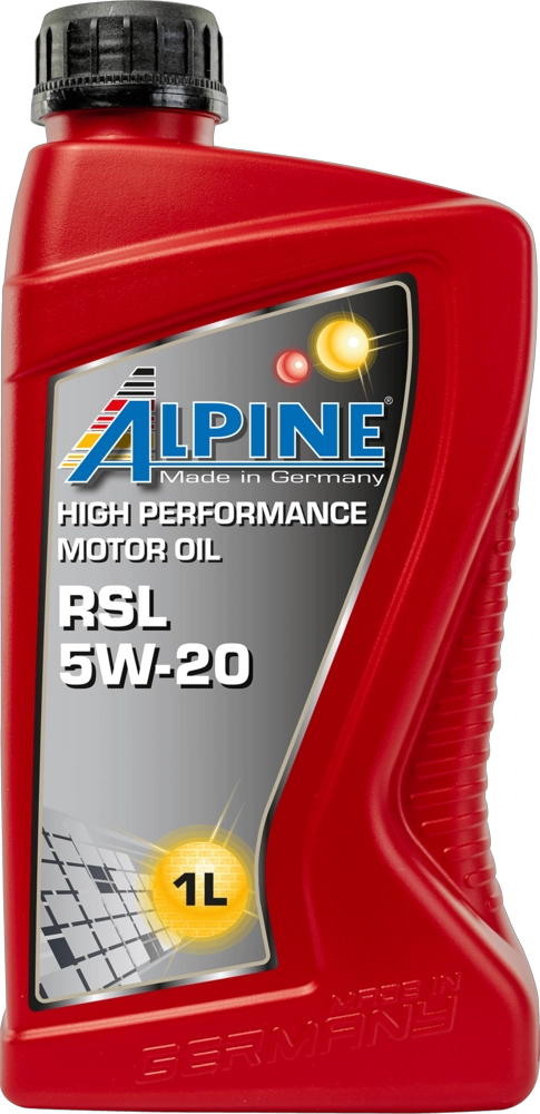 Alpine rsl sae 5w-20 1l api sn ilsac gf5 gm dexos 1 toyota honda subaru hyundai kia ALPINE 0100151