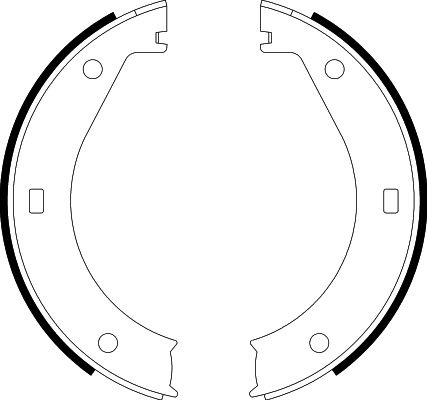 Колодки тормозные барабанные HELLA/BEHR/PAGID 8DA355050311