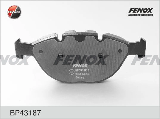 Колодки тормозные дисковые FENOX BP43187