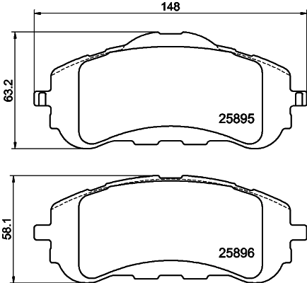 1628948 HELLA/BEHR/PAGID T2313