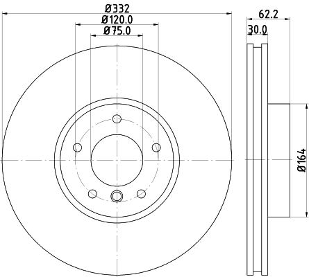 Тормозной диск HELLA/BEHR/PAGID 8DD355117731