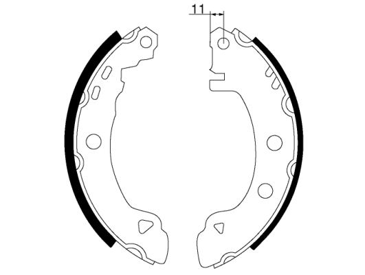 Колодки тормозные барабанные HELLA/BEHR/PAGID H9230