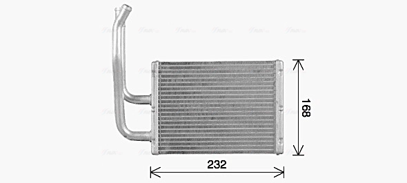 Радиатор печки AVA QUALITY COOLING MZ6299