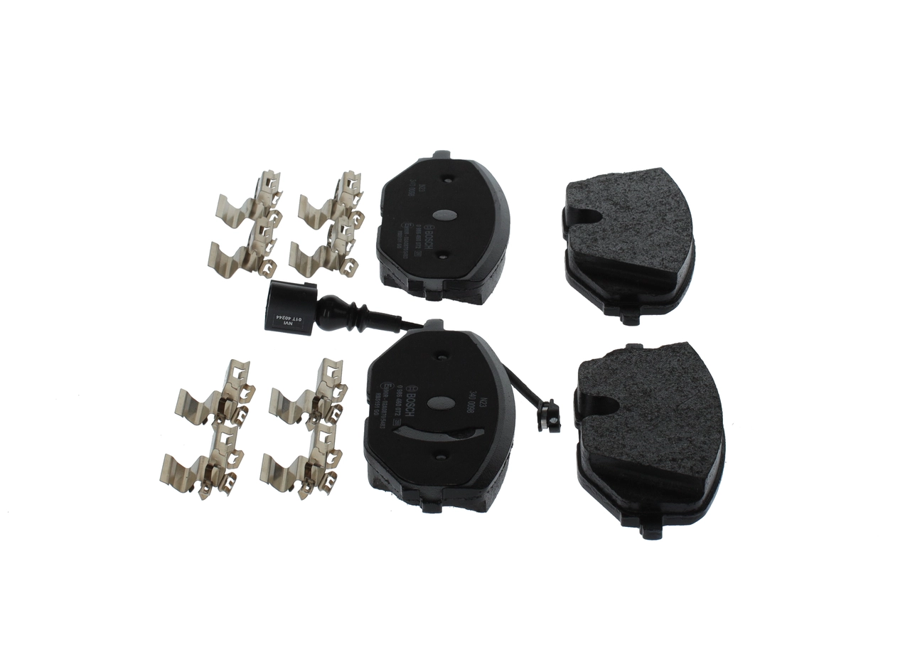 Колодки тормозные передние audi a3 20 ford tourneo connect 22 skoda octavia iv 19 vw caddy v 2 BOSCH 0986460072
