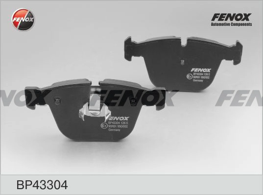 Комплект тормозных колодок дисковый тормоз FENOX BP43304