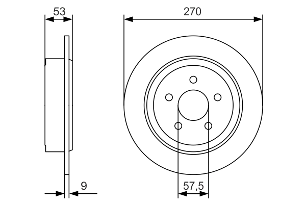 Тормозной диск BOSCH 0 986 479 A79